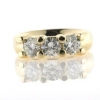 Billede af Ring med 3 brillianter a ca. 0,75 ct. 14 kt. 