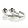 Billede af Ørestik 14 kt. hvg. 34 brillanter a 0,02 ct.
