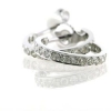 Billede af Ørestik 14 kt. hvg. 34 brillanter a 0,02 ct.