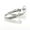 Billede af Ørestik 14 kt. hvg. 34 brillanter a 0,02 ct.