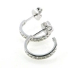 Billede af Ørestik 14 kt. hvg. 34 brillanter a 0,02 ct.