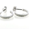 Billede af Ørestik 14 kt. hvg. 34 brillanter a 0,02 ct.