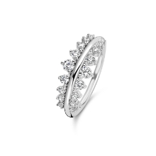 Billede af Spirit Icons Empress ring sølv med synt. zirkonia str. 58