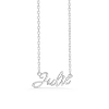 Billede af Studio Z "Name Tag - JULIE" halskæde sølv (40-45 cm)