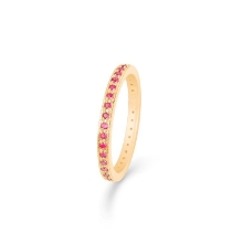Billede af Mads Z 14 kt. ring "Poetry" m.ægte rubine str 54