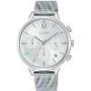 Billede af *Pulsar dameur stål meshlænke 5bar dato mineralglas 36mm