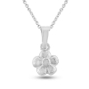 Billede af Vedhæng hyldeblomst med øsken & patz, 8,4 mm. 14 kt. hvg.