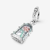 Billede af *Pandora DISNEY charm Skønheden og Udyret fortryllet rose sølv