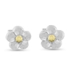 Billede af Ørestik hyldeblomst, 7,5 mm. 925s. knop i 14 kt.