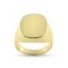 Billede af Herrering lukket bund i guld