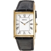Billede af *Seiko Classic herreur stål doublé kvadratisk mineralglas 28mm 3 bar