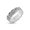 Billede af Ring med mønster, br. 7,1 mm. 925s.