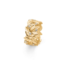 Billede af Mads Z "Olive Love" ring 14 kt. m. 0,28 ct. W.SI str. 56