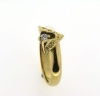 Billede af Ring, trekantet pynt. syn. sten 8 kt.