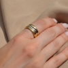 Billede af Collector inderring i 14 kt. hvidguld m. 7*0,01ct brillanter