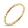 Billede af Garderring blank, bredde 1,6 mm, tyk 1,7 mm 14 kt rødt guld