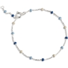 Billede af ENAMEL Copenhagen Lola Marine armbånd sølv m. emalje (15 + 4cm)
