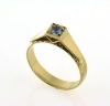 Billede af Ring m. 3,5 m/m. syn. sten 14 kt..........