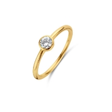 Billede af Spirit Icons Vega ring forgyldt sølv m. cz (str. 64)