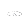 Billede af Mads Z "Diamond Halo" armbånd 14 kt. hvidguld m. 0,12 ct. W.SI (17-19cm)