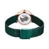 Billede af Bering Classic dameur, grøn meshlænke, safirglas, 3 ATM
