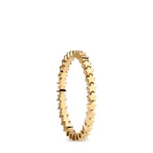 Billede af Bering ring Arctic Symphony inderring poleret guld stjerner str. 68 (10)