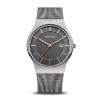 Billede af Bering Classic Herreur, stål, stål mesh lænke, safirglas, dato