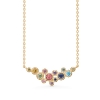 Billede af Mads Z "Luxury Rainbow" halskæde 14 kt. 