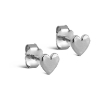 Billede af ENAMEL Copenhagen Heart øreringe sølv
