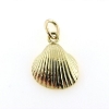 Billede af Vedhæng musling, sv. perle 4½-5 mm. 14 mm. 14 kt.