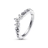 Billede af Pandora Royal swirl tiara ring sølv med klar cz (str. 48-60)
