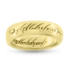 Billede af Ring Ringenes Herre 925s forgyldt (forgyldning vil blive slidt af ved brug !)