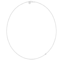 Billede af Julie Sandlau halskæde sølv rhod cz 45cm