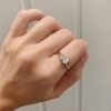 Billede af Ring m. syn. sten 7*5 mm.