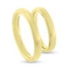 Billede af Vielses & Forlovelses ringe,oval profil 3,1 * 2,0 mm. 14 kt. 