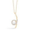 Billede af Mads Z "Kimberly" vedhæng 14 kt. guld m. 0,17 ct. brillanter + kulturperle (ekskl. kæde)