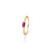 Billede af *Mads Z "Cherry" ring 8 kt. m. rød zirkonia str. 54