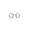 Billede af Mads Z "Twist" øreringe 14 kt. guld m. 0,085 ct. brillanter