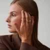 Billede af Hultquist Vivienne armbånd forgyldt sølv m. cz (16+3cm)