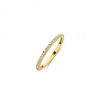 Billede af Spirit Icons ring Chic Polished forgyldt sølv m. cz (str. 48-64)