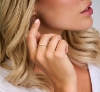 Billede af Spirit Icons ring Chic Polished forgyldt sølv m. cz (str. 48-64)