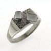 Billede af Herrering m. 2 tænder 925s