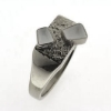 Billede af Herrering m. 2 tænder 925s