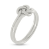 Billede af Ring med dobbeltknude (knob) 925s. 