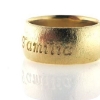 Billede af 1 ring, nedfræset "La Familia" 14 kt. 