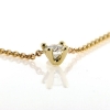 Billede af Vedhæng - halskæde, Brillant 0,75 ct. fattet i chatons fatning 14 kt.