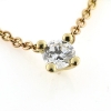 Billede af Vedhæng - halskæde, Brillant 0,75 ct. fattet i chatons fatning 14 kt.
