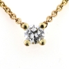 Billede af Vedhæng - halskæde, Brillant 0,75 ct. fattet i chatons fatning 14 kt.