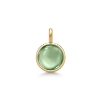 Billede af Julie Sandlau Prime Green Amethyst vedhæng sølv forgyldt grøn krystal