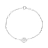 Billede af Lund Copenhagen Marguerit armbånd 9 mm sølv (17-19 cm)